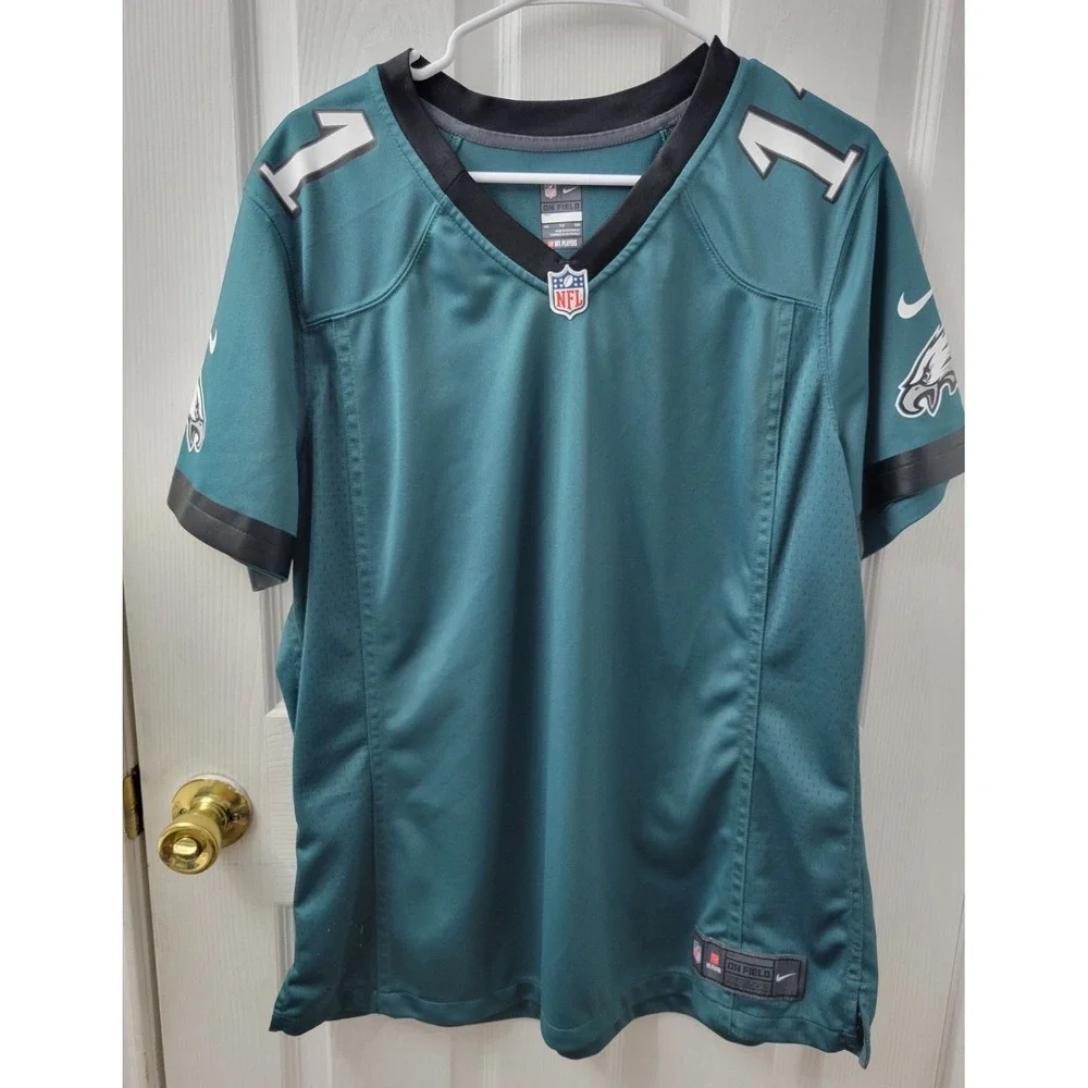 Nike On Field NFL Football Jersey Philadelphia Eagles Green Size XXL 2X EUC